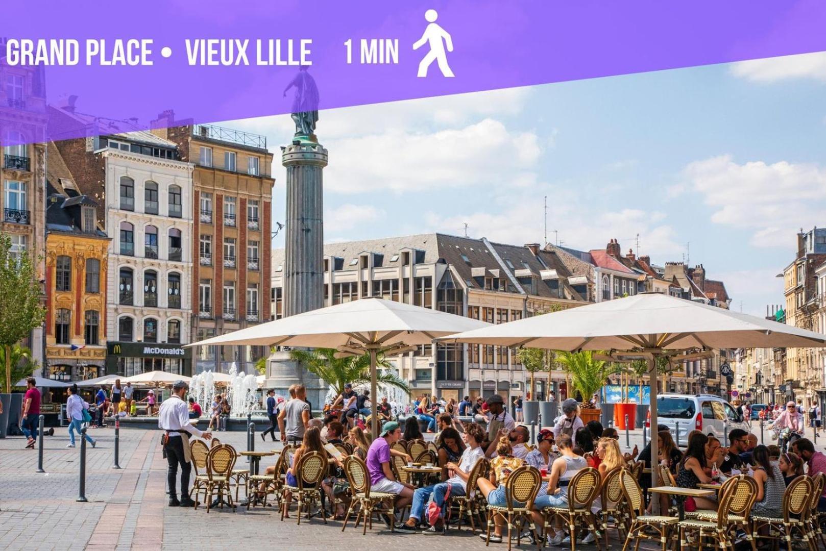 Lille Grand Place - Comfortable For 3 Pers Apartamento Exterior foto